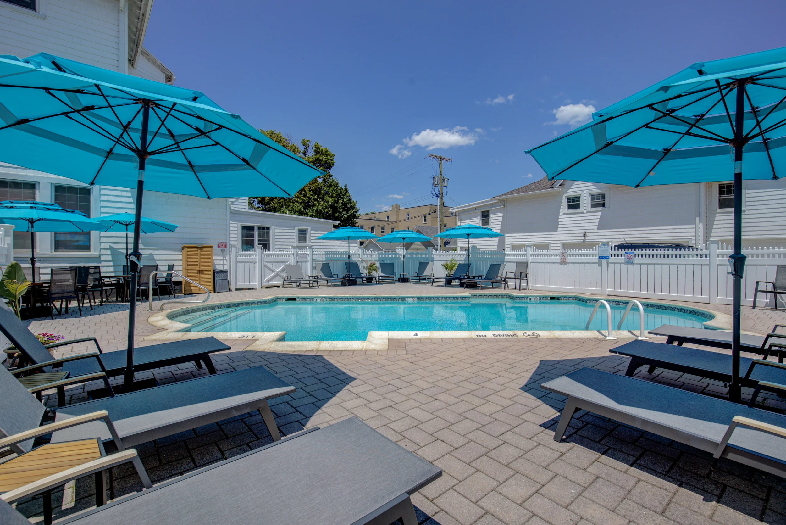 View of Pool from Loungers